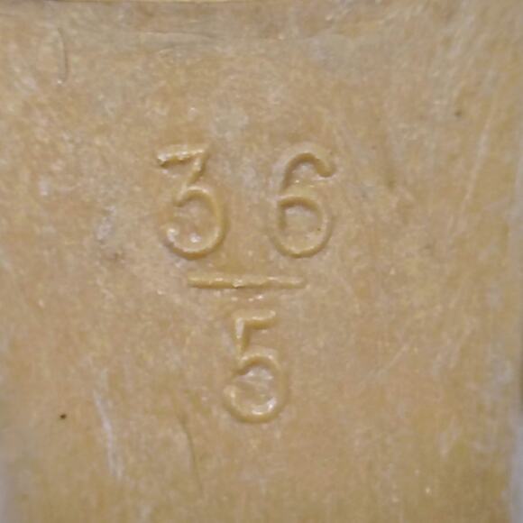 1970s Candies Style Faux Wood Heels Black Leather Vintage Pumps US 5 EUR 36 - Picture 6 of 6